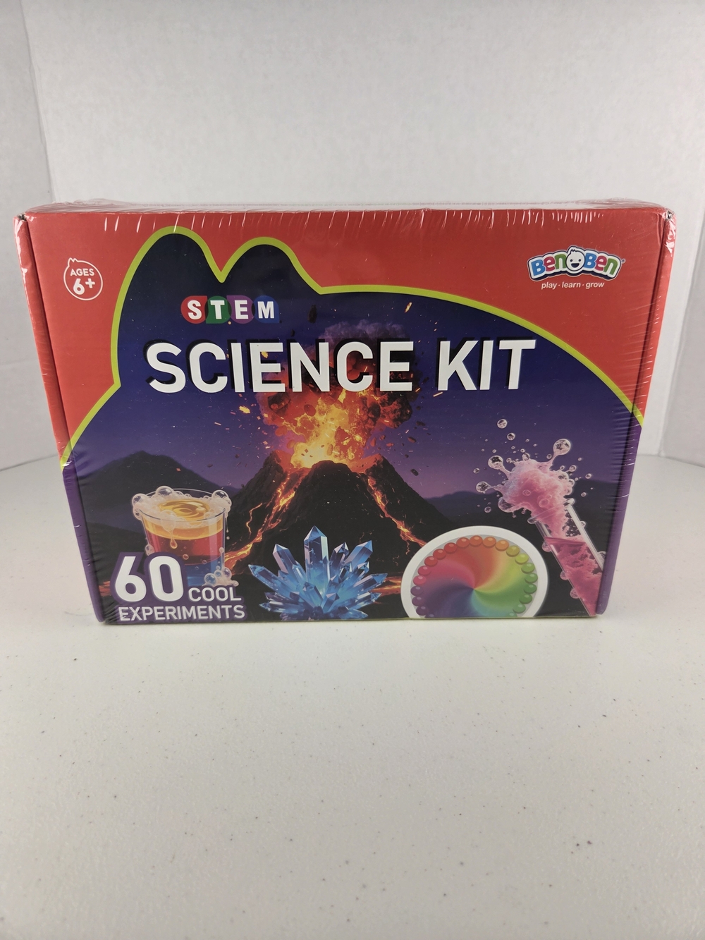 BenBen Science Kit for Kids Age 6-8, 60 Starter Experiments,Birthday GiftSTEM